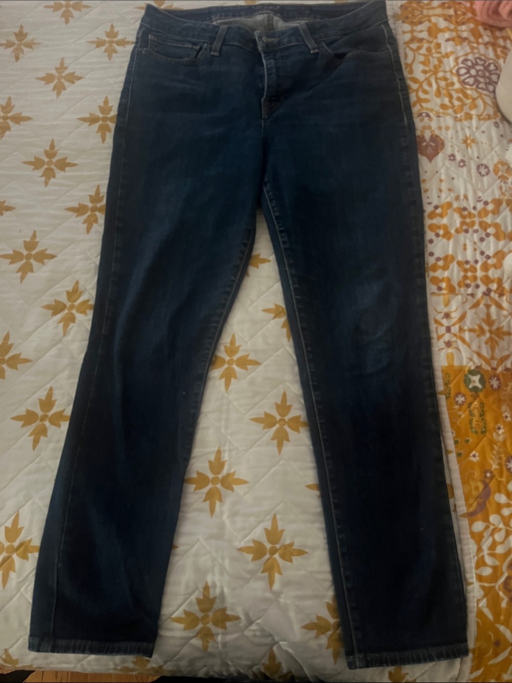 Lucky Brand Dark Blue Straight-Leg Women’s Jeans